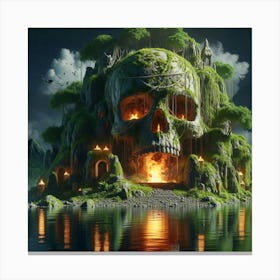Skull Island 6 Canvas Print