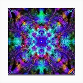 Psychedelic Mandala 2 Canvas Print