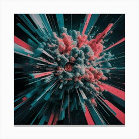 Explosion Canvas Print