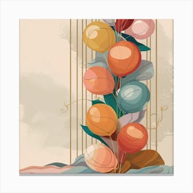 Balloons In The Sky 1 Canvas Print