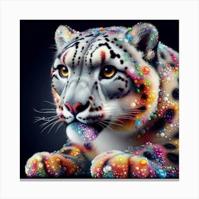 Snow Leopard 24 Canvas Print