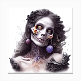 Day Of The Dead 8 Canvas Print