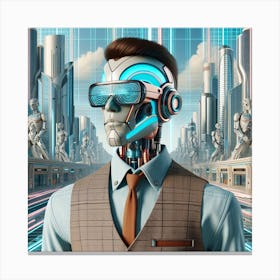 Futuristic Man 11 Canvas Print