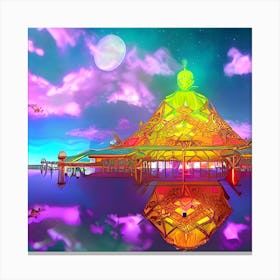 Shinobi Temple Canvas Print