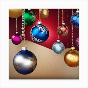 Christmas Ornaments 138 Canvas Print