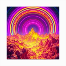 Psychedelic Landscape 6 Canvas Print