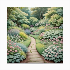 Garden Path 2 Canvas Print