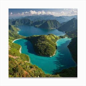 Blue Lagoon 1 Canvas Print