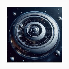 Spaceship 64 Canvas Print