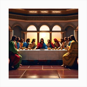 Last Supper 6 Canvas Print