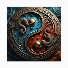 Yin Yang 8 Canvas Print