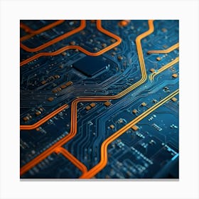 Circuit Board 26 Canvas Print