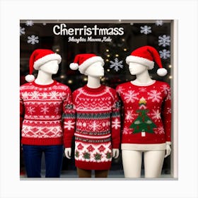 Christmas Sweaters 1 ( Fromhifitowifi ) Canvas Print