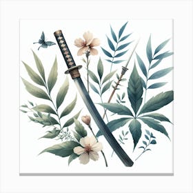 Samurai sword 3 Canvas Print