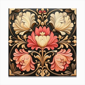 Floral Pattern Art 1 Canvas Print