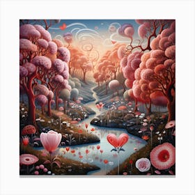 Surreal Love Garden By Csaba Fikker 24 Canvas Print