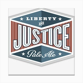 Liberty & Justice Canvas Print