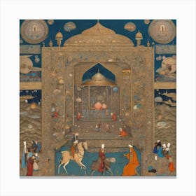 Palace In Persia Canvas Print