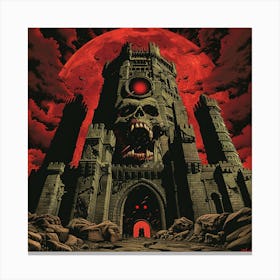 Castle Of Hell Canvas Print