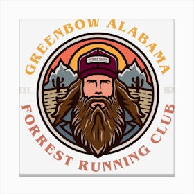 Forrest Running Club Canvas Print