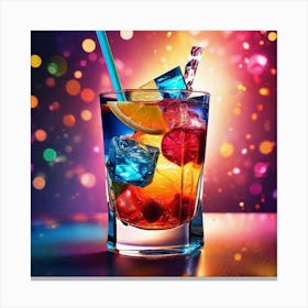 Colorful Drink 2 Canvas Print