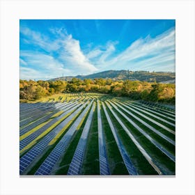 Solar Farm Canvas Print