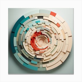 Circular Wall Art 1 Canvas Print