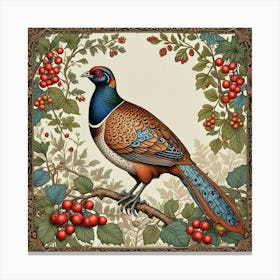 Vintage Bird Illustration (7) Canvas Print