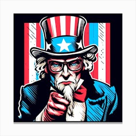 Uncle Sam Canvas Print