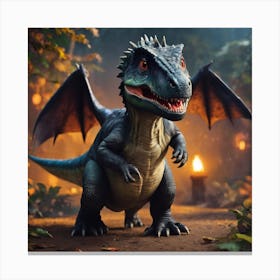 Baby Dragon Canvas Print