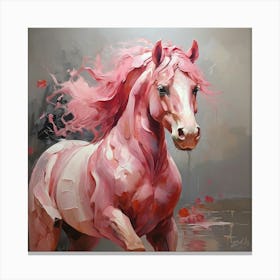 Pink Horse 1 Canvas Print