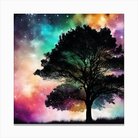 Tree In The Sky 18 Canvas Print