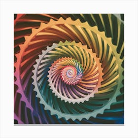 Spiral Fractal Art Canvas Print