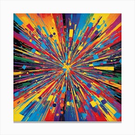 Abstract Burst Canvas Print