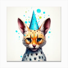 Cheetah Party Canvas Print