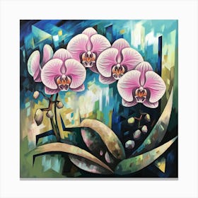 Arundina Graminifolia Orchids Abstract 2 Leinwandbild