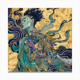 Asian Woman 12 Canvas Print