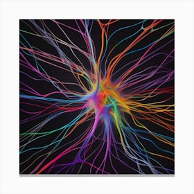Colorful Brain 6 Canvas Print