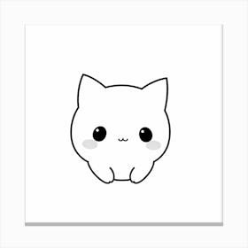 Kawaii Cat 6 Canvas Print