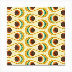 Modern Retro Pattern 01 Canvas Print