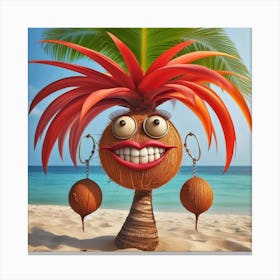 Coconut Tree 2 Canvas Print