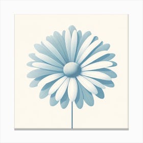 Blue Daisy Canvas Print Canvas Print