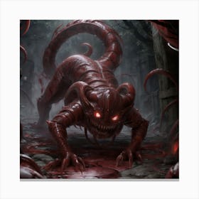 Demon Creature Canvas Print