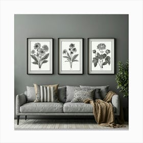 Botanical Set Canvas Print