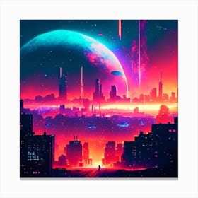 Future City 1 Canvas Print