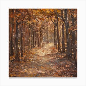 Autumn Path 3 Canvas Print