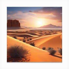 Desert Landscape 112 Canvas Print
