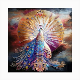 Peacock 12 Canvas Print