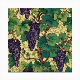 william morris grapes on vine Canvas Print