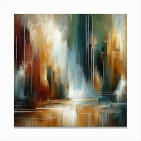 Abstract Cityscape 2 Canvas Print